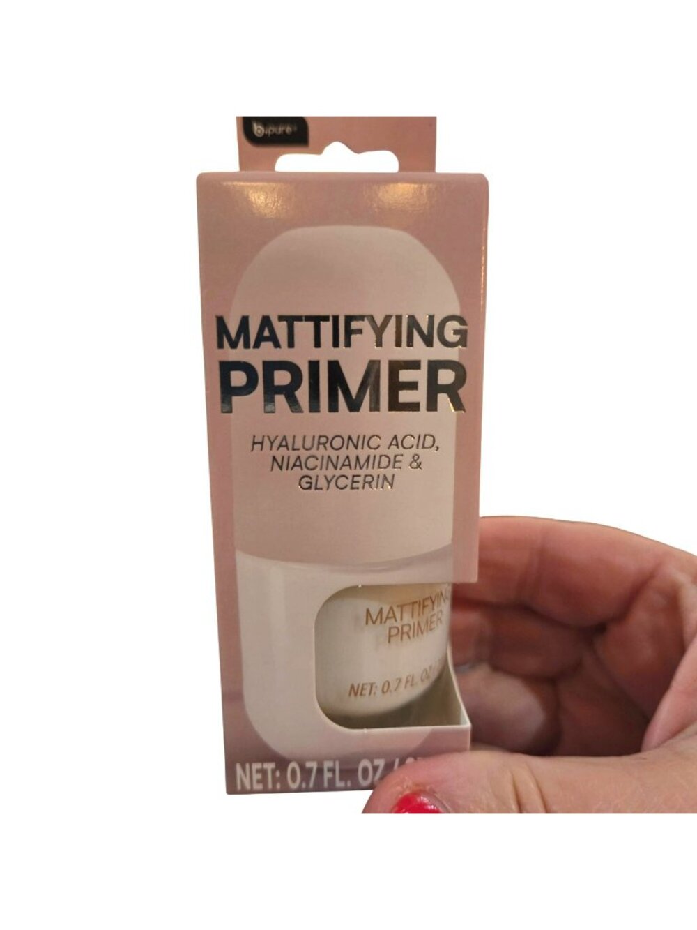 B.Pure Mattifying Primer Hyaluronic Acid & Niacinamide 0.7 Fl Oz  Skincare